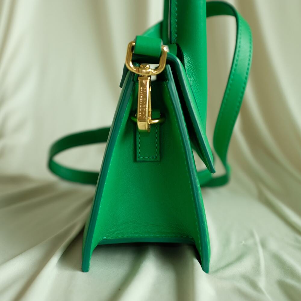 Jacquemus Le Chiquito - Green Calfskin Leather, Gold Hardware - Picture 5 of 11